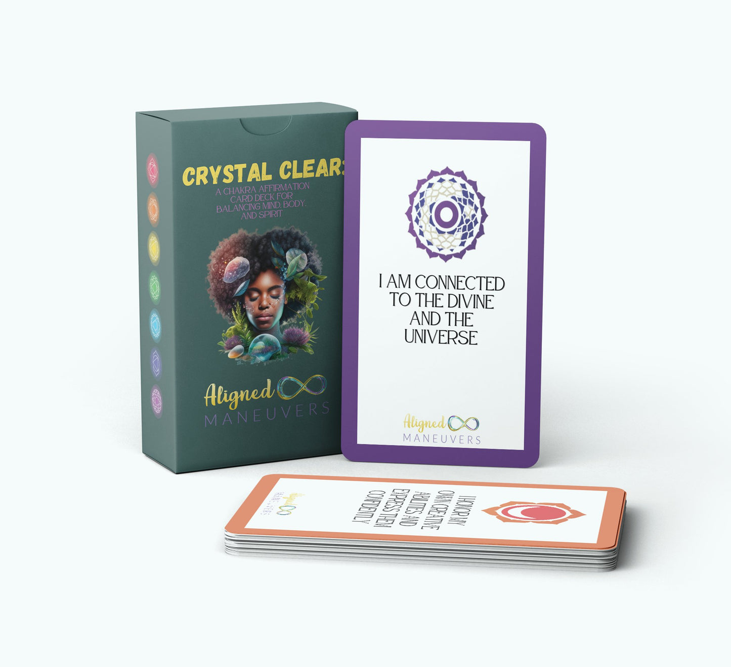 Crystal Clear: Chakra Affirmation Cards